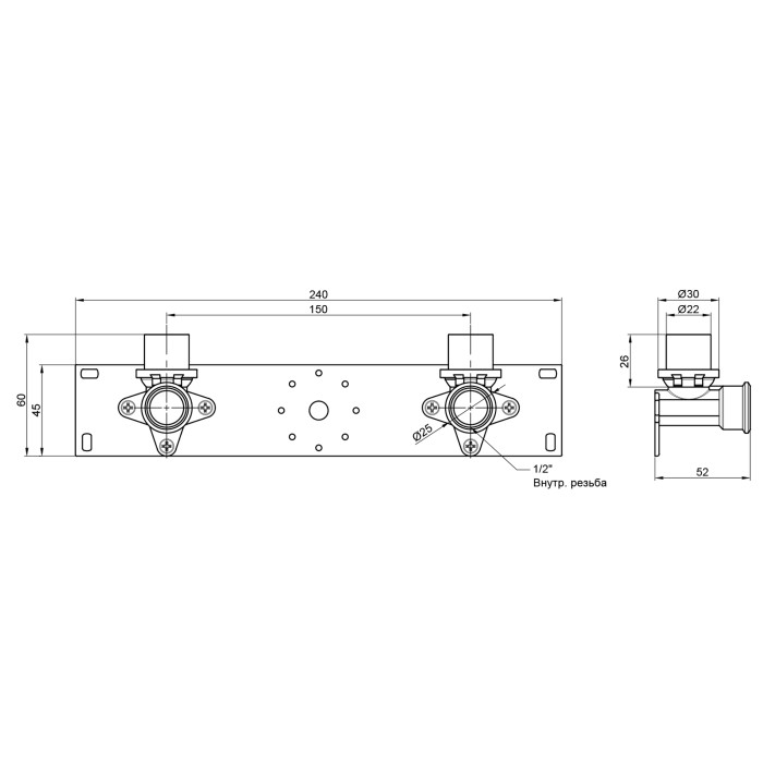 Планка прес в зборі Icma 16х1/2" №412 Планка прес в зборі Icma 16х1/2" №412