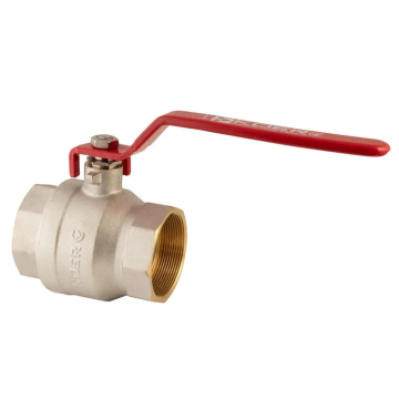 Кран кульовий Koer KR.214 - 2-1/2" FF ГГР (ручка "важіль" червона) (KR4950)