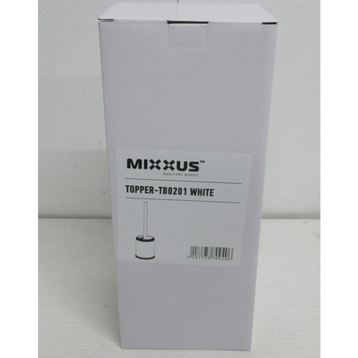 Йоржик для унітазу підлоговий Mixxus Topper-TB0201 White колір білий (MI7094) Йоржик для унітазу підлоговий Mixxus Topper-TB0201 White колір білий (MI7094)