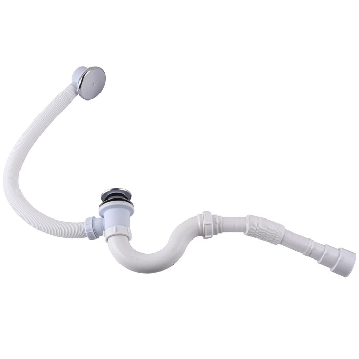 Сифон ″Waterstal″ для ванни Click-Clack з гнучкою трубою 32/40/50 (А - 14089) Сифон ″Waterstal″ для ванни Click-Clack з гнучкою трубою 32/40/50 (А - 14089)