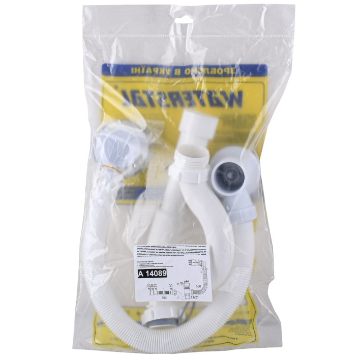 Сифон ″Waterstal″ для ванни Click-Clack з гнучкою трубою 32/40/50 (А - 14089) Сифон ″Waterstal″ для ванни Click-Clack з гнучкою трубою 32/40/50 (А - 14089)