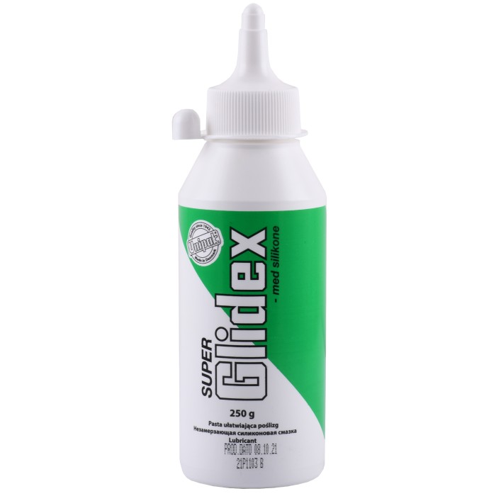Змащувач для труб Super Glidex 250g UNIPAK (пляшка) Змащувач для труб Super Glidex 250g UNIPAK (пляшка)