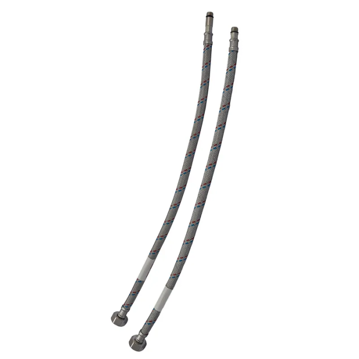 Гнучкі шланги для змішувача гайка 1/2'' - Штуцер M10 (80 см) 2 шт Zerix (ZX1575) Гнучкі шланги для змішувача гайка 1/2'' - Штуцер M10 (80 см) 2 шт Zerix (ZX1575)