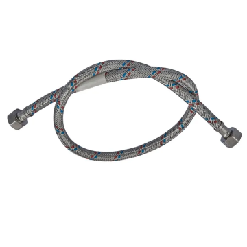 Гнучкий шланг для підключення води гайка 1/2'' - гайка 1/2'' (80 см) Zerix (ZX1553)
