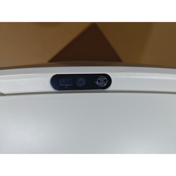Відро для сміття сенсорне прямокутне Mixxus WAVE-TC0110 White 10 л колір білий (MI7073) Відро для сміття сенсорне прямокутне Mixxus WAVE-TC0110 White 10 л колір білий (MI7073)