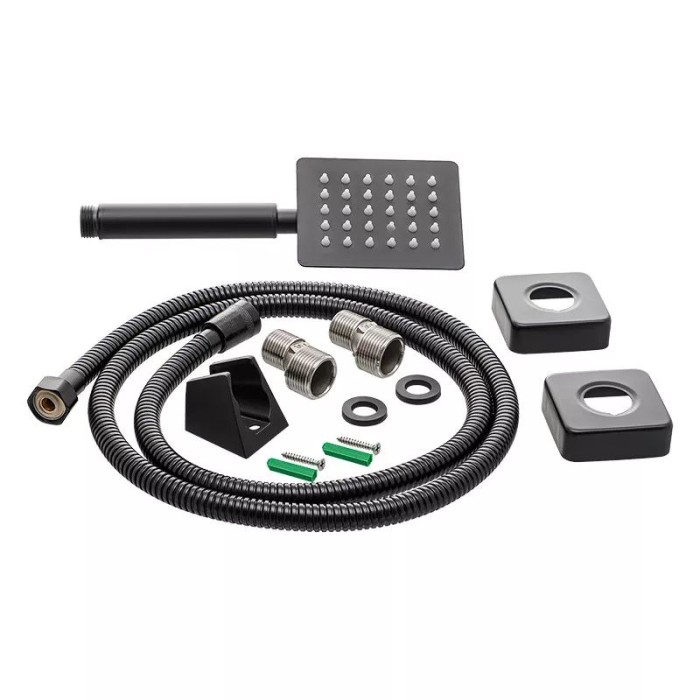 Змішувач для ванни WEZER PRO7-02-BLACK поворотний Змішувач для ванни WEZER PRO7-02-BLACK поворотний