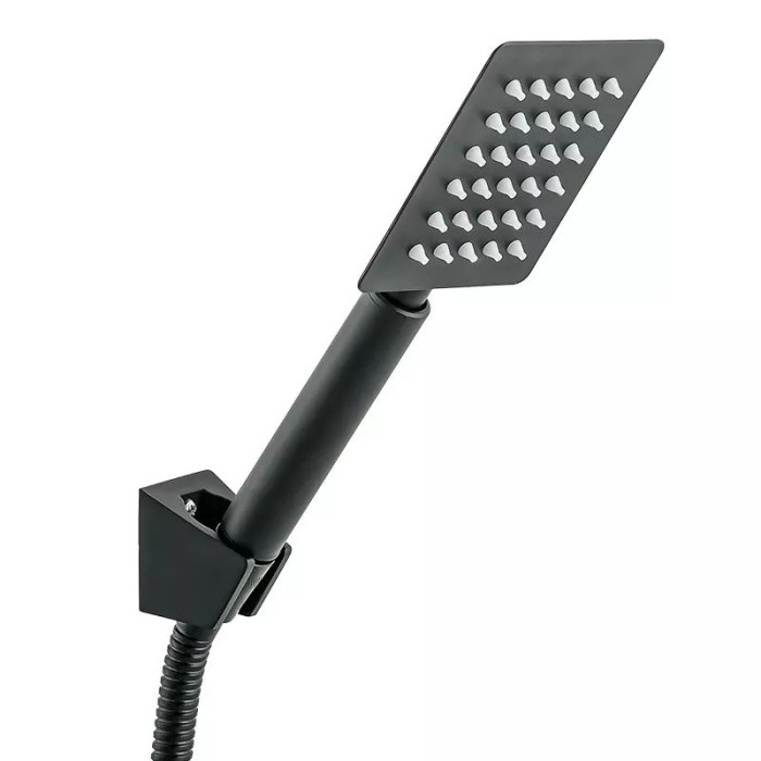 Змішувач для ванни WEZER PRO7-02-BLACK поворотний Змішувач для ванни WEZER PRO7-02-BLACK поворотний