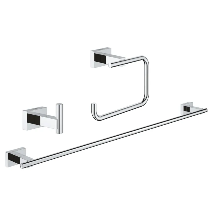 Набір аксесуарів 3 в 1 Grohe Essentials Cube New (40777001) Набір аксесуарів 3 в 1 Grohe Essentials Cube New (40777001)