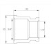 Муфта редукційна 3/4″х1/2″ВВ нікельована NM431L OPTIMUM