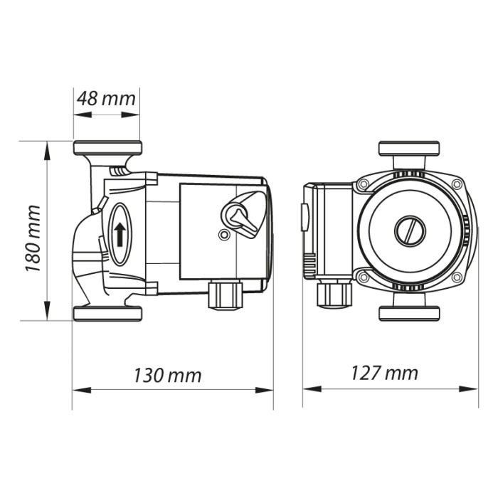 Насос циркуляційний відцентр. Koer KP.GRS-25 / 6-130 (KP0251) Насос циркуляційний відцентр. Koer KP.GRS-25 / 6-130 (KP0251)
