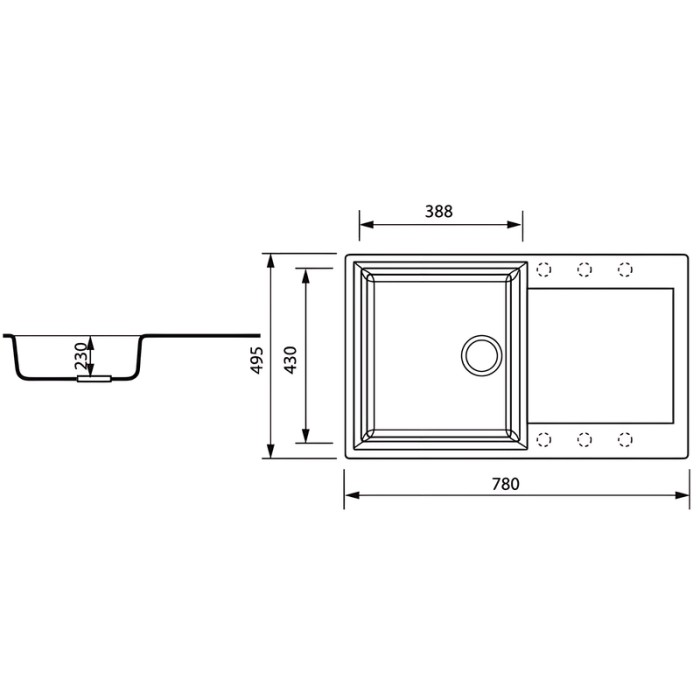Мийка кухонна Zerix ZS-7950S-09 Сіра (ZX4583) Мийка кухонна Zerix ZS-7950S-09 Сіра (ZX4583)