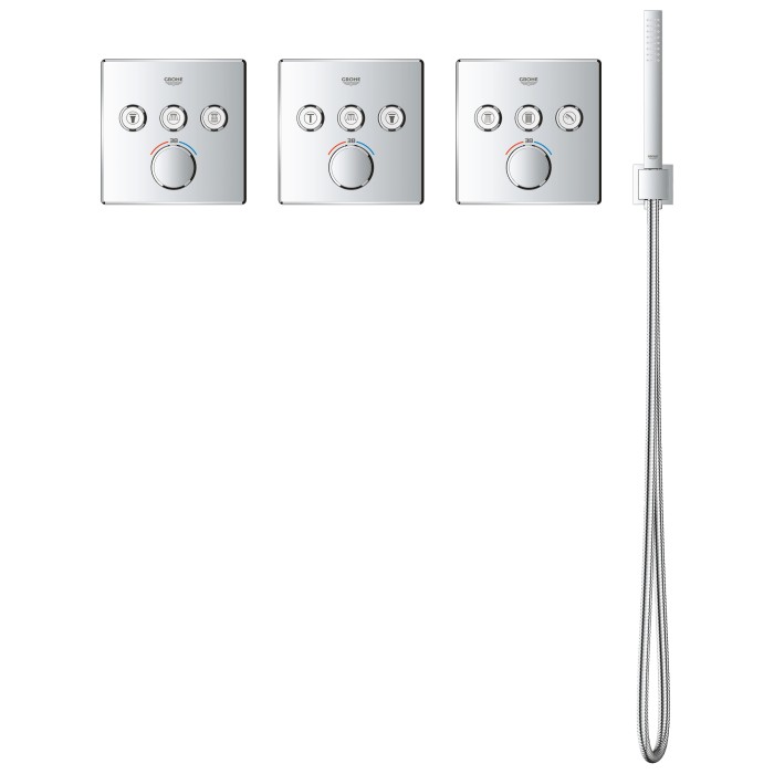 Шлангове підключення з тримачем Grohe Euphoria Cube (26370000) Шлангове підключення з тримачем Grohe Euphoria Cube (26370000)