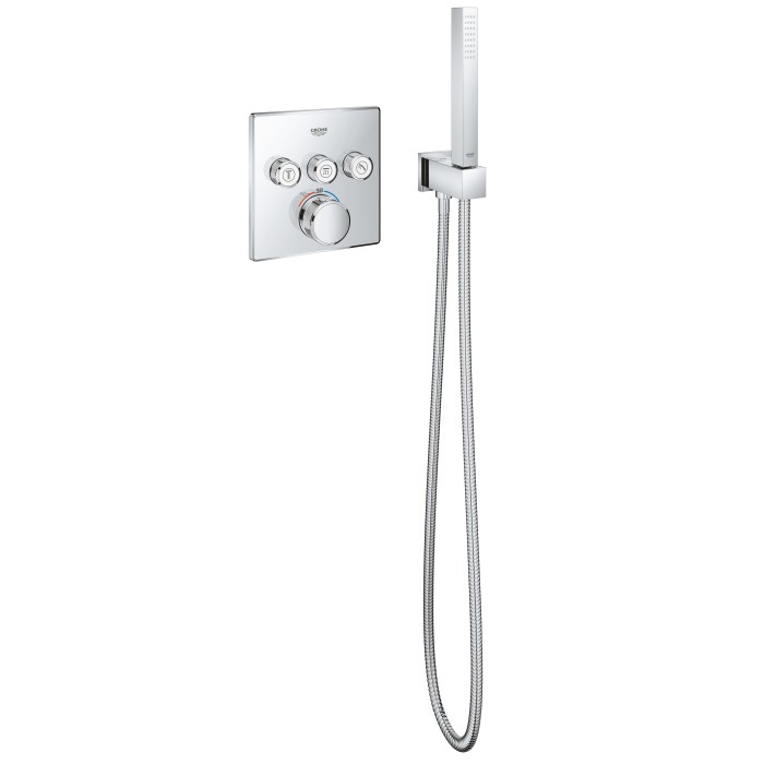 Шлангове підключення з тримачем Grohe Euphoria Cube (26370000) Шлангове підключення з тримачем Grohe Euphoria Cube (26370000)