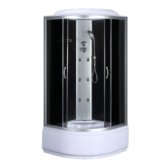 Бокс душовий з гідромасажем Mixxus STRONG SBH01-90x90x215-GR SATIN з високим піддоном (MI6889) Бокс душовий з гідромасажем Mixxus STRONG SBH01-90x90x215-GR SATIN з високим піддоном (MI6889)
