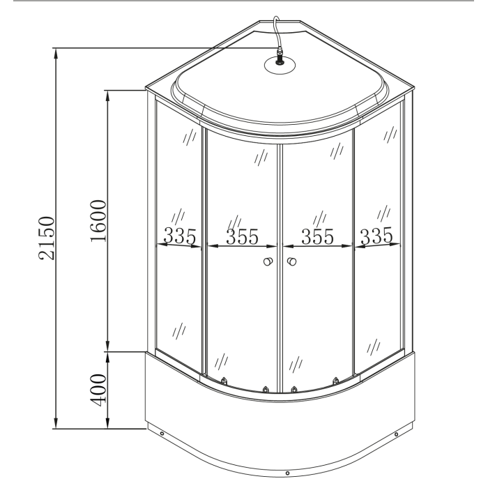 Бокс душовий з гідромасажем Mixxus STRONG SBH01-90x90x215-GR SATIN з високим піддоном (MI6889) Бокс душовий з гідромасажем Mixxus STRONG SBH01-90x90x215-GR SATIN з високим піддоном (MI6889)