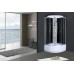 Бокс душовий з гідромасажем Mixxus STRONG SBH01-90x90x215-GR SATIN з високим піддоном (MI6889)