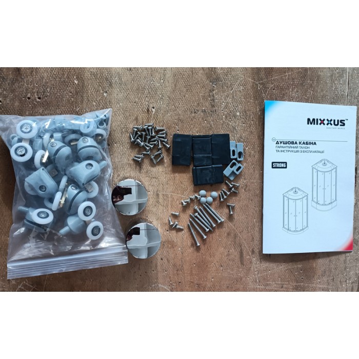 Бокс душовий з гідромасажем Mixxus STRONG SBH01-90x90x215-GR SATIN з високим піддоном (MI6889) Бокс душовий з гідромасажем Mixxus STRONG SBH01-90x90x215-GR SATIN з високим піддоном (MI6889)