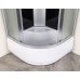 Бокс душовий з гідромасажем Mixxus STRONG SBH01-90x90x215-GR SATIN з високим піддоном (MI6889)