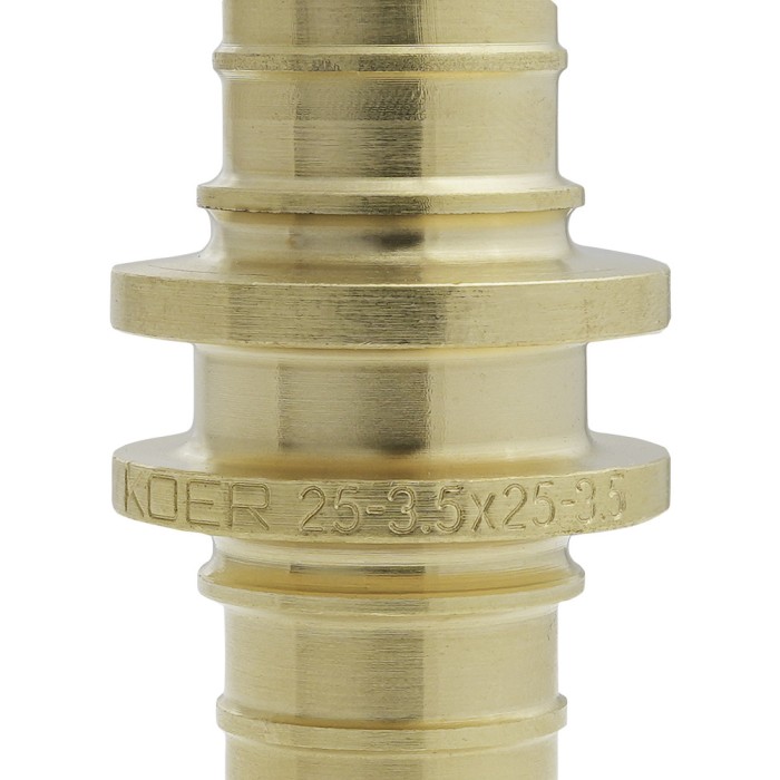 Муфта з'єднувальна рівнопрохідна Koer KA.С25 - 25(3.5mm) x 25(3.5mm) (KR4857) Муфта з'єднувальна рівнопрохідна Koer KA.С25 - 25(3.5mm) x 25(3.5mm) (KR4857)