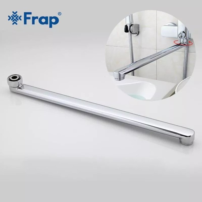 Вилив для ванни Frap F30F плоский 300 мм Вилив для ванни Frap F30F плоский 300 мм