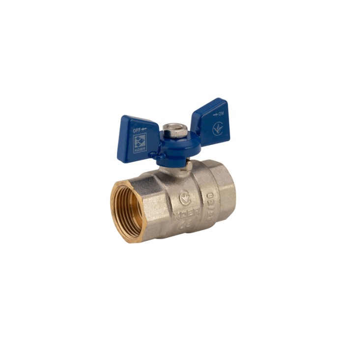 Кран кульовий Koer 3/4" ГГМ (KR.217.B) синій (KR2720) Кран кульовий Koer 3/4" ГГМ (KR.217.B) синій (KR2720)