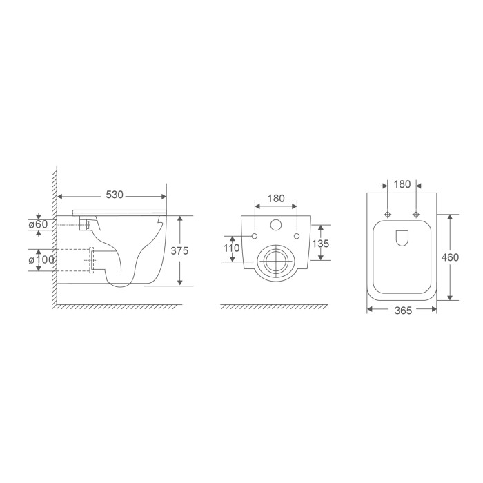 Унітаз підвісний Mixxus Premium DIVERSE-0301-T1 BLACK 530х365х373mm, система змиву TORNADO 1.0 (MP6600) Унітаз підвісний Mixxus Premium DIVERSE-0301-T1 BLACK 530х365х373mm, система змиву TORNADO 1.0 (MP6600)