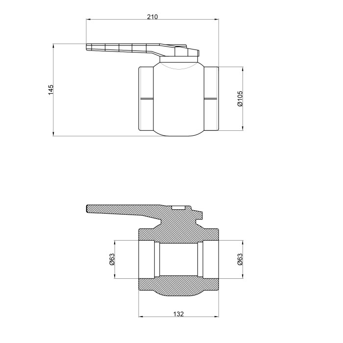 Кран кульовий PPR Thermo Alliance 63 Кран кульовий PPR Thermo Alliance 63