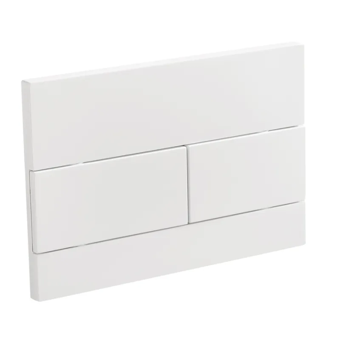 Панель змиву Koer KT-0603-03 240x160x10mm пластикова, кнопка лінійна (колір білий) (KR5318) Панель змиву Koer KT-0603-03 240x160x10mm пластикова, кнопка лінійна (колір білий) (KR5318)