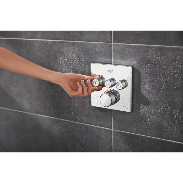 Душова система прихованого монтажу на 3 виходи з термостатом Grohe Grohtherm SmartControl (34864000) Душова система прихованого монтажу на 3 виходи з термостатом Grohe Grohtherm SmartControl (34864000)