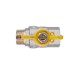 Кран кульовий Thermo Alliance Standart 1/2" ВЗ для газу (метелик) SD607NG15PN40