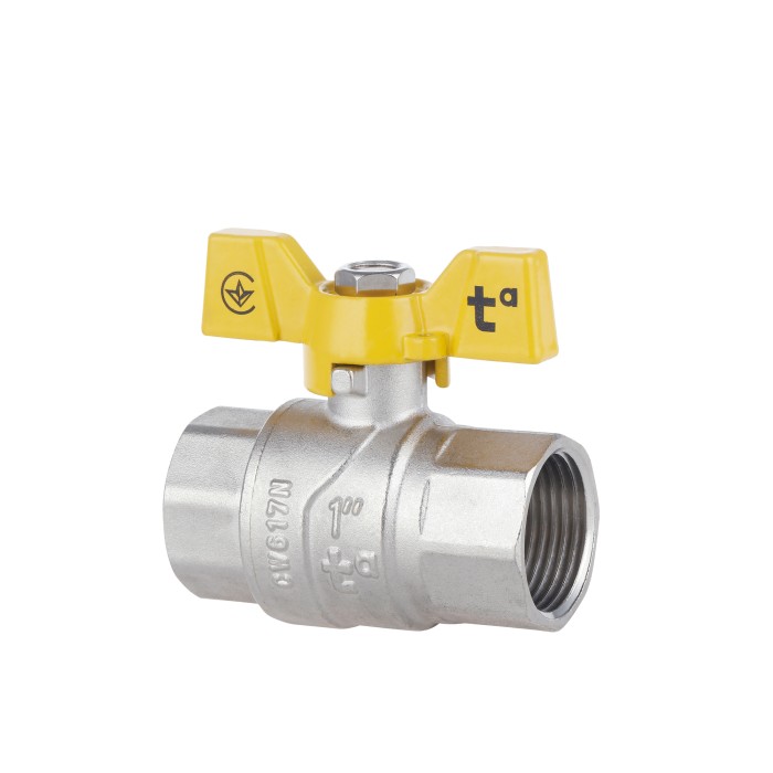 Кран кульовий Thermo Alliance Forte 1" ВР для газа (метелик) SF602G25 Кран кульовий Thermo Alliance Forte 1" ВР для газа (метелик) SF602G25