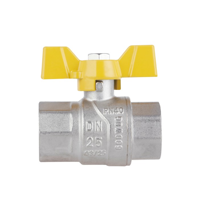 Кран кульовий Thermo Alliance Forte 1" ВР для газа (метелик) SF602G25 Кран кульовий Thermo Alliance Forte 1" ВР для газа (метелик) SF602G25