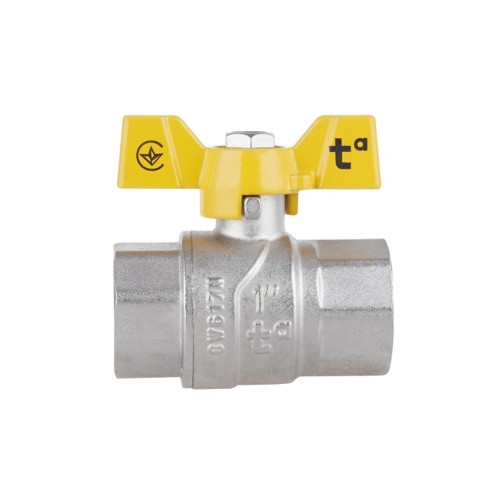 Кран кульовий Thermo Alliance Forte 1" ВР для газа (метелик) SF602G25 Кран кульовий Thermo Alliance Forte 1" ВР для газа (метелик) SF602G25