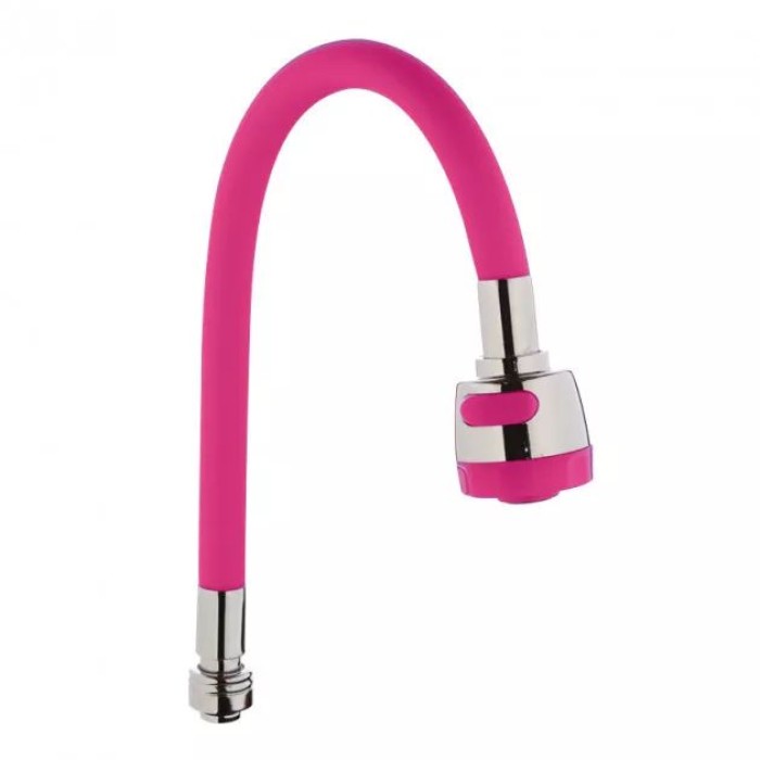 Гнучкий вилив для кухні WEZER WKC-058-ROSE RED, силіконовий, рожевий Гнучкий вилив для кухні WEZER WKC-058-ROSE RED, силіконовий, рожевий
