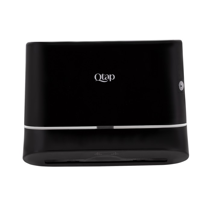 Тримач для паперових рушників Qtap Pohodli 300 мм QTDR600BP Black (Pobut) Тримач для паперових рушників Qtap Pohodli 300 мм QTDR600BP Black (Pobut)