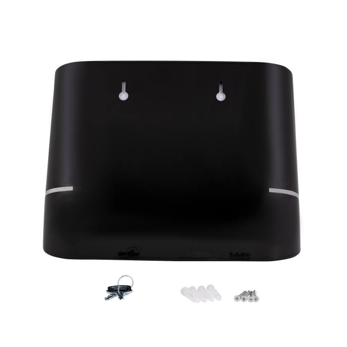 Тримач для паперових рушників Qtap Pohodli 300 мм QTDR600BP Black (Pobut) Тримач для паперових рушників Qtap Pohodli 300 мм QTDR600BP Black (Pobut)