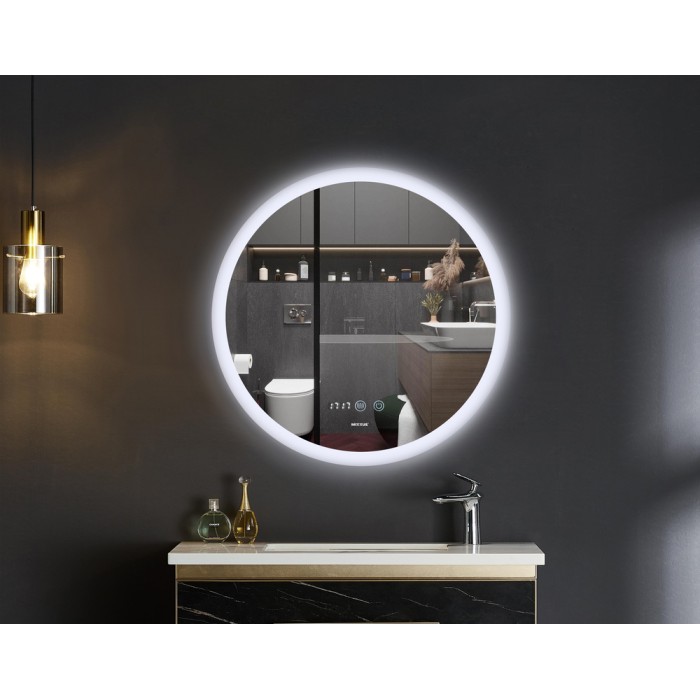 Дзеркало Mixxus PLAIN MC10-80 з Led Touch, Anti-fog, димером, регулятором яскравості, годинником (MI6932) Дзеркало Mixxus PLAIN MC10-80 з Led Touch, Anti-fog, димером, регулятором яскравості, годинником (MI6932)