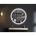 Дзеркало Mixxus PLAIN MC10-80 з Led Touch, Anti-fog, димером, регулятором яскравості, годинником (MI6932)