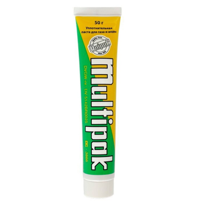 Паста пакувальна для води/газу/фреону 50g MULTIPAK (тюбик) Паста пакувальна для води/газу/фреону 50g MULTIPAK (тюбик)