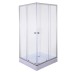Душова кабіна без піддону Mixxus CUBIC SC01-90x90x185-TR CHROME прозоре скло 4мм (MI6906)