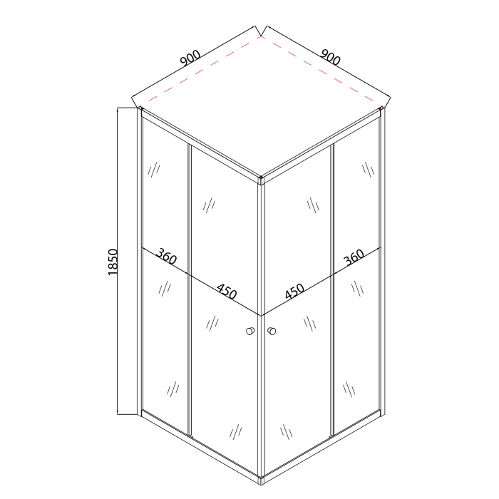 Душова кабіна без піддону Mixxus CUBIC SC01-90x90x185-TR CHROME прозоре скло 4мм (MI6906) Душова кабіна без піддону Mixxus CUBIC SC01-90x90x185-TR CHROME прозоре скло 4мм (MI6906)