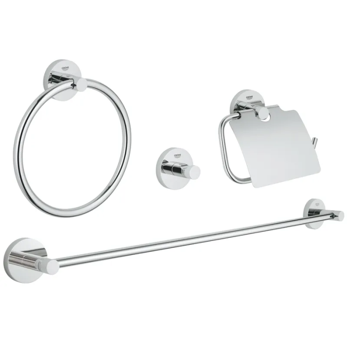 Набір аксесуарів 4 в 1 Grohe Essentials New (40776001) Набір аксесуарів 4 в 1 Grohe Essentials New (40776001)