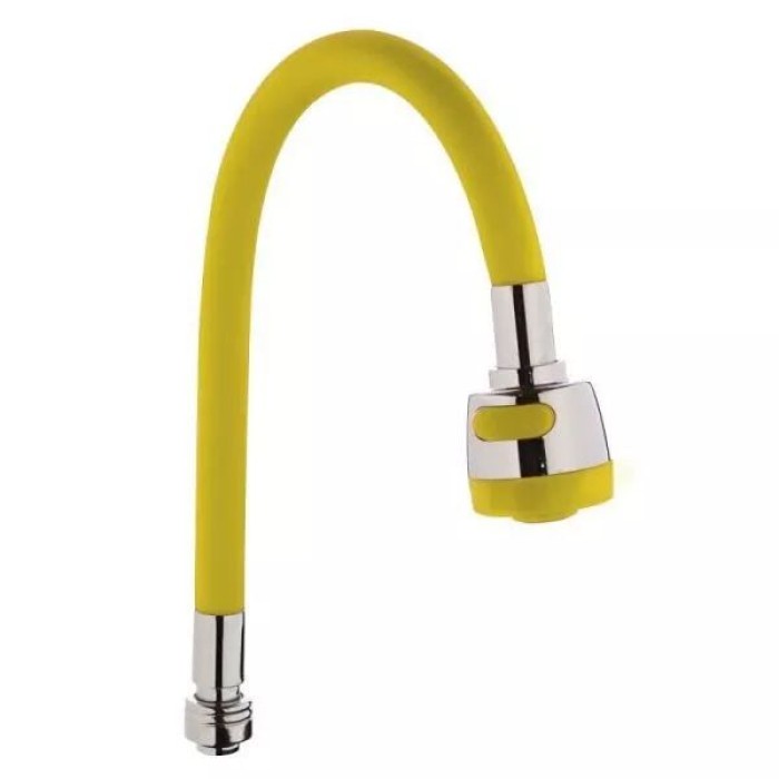 Гнучкий вилив для кухні WEZER WKC-058-YELLOW, силіконовий, жовтий Гнучкий вилив для кухні WEZER WKC-058-YELLOW, силіконовий, жовтий