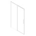 Двері в нішу Koer SR SD05-140x200-TR-01 прозоре скло Easy Clean 6мм, хром (KR5406)
