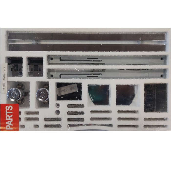 Двері в нішу Koer SR SD05-140x200-TR-01 прозоре скло Easy Clean 6мм, хром (KR5406) Двері в нішу Koer SR SD05-140x200-TR-01 прозоре скло Easy Clean 6мм, хром (KR5406)