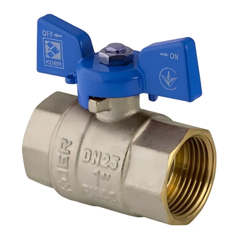 Кран кульовий Koer 1" ГГМ (KR.217.B) синій (KR2718)