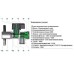 Кран кульовий кутовий ARCO 1/2″х 1/2″ DE705(750) AntiLime приборний ( 2 шт)