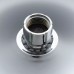 F015-25 лійка стельова кругла 250mm хром-білий (коробка) {20/1}