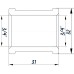 Муфта 3/4″ВВ нікельована NM441L OPTIMUM