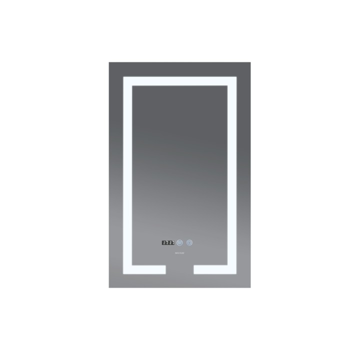 Дзеркало Mixxus HARD MR06-60x80 з Led Touch, Anti-fog, димером, регулятором яскравості, годинником (MI6929) Дзеркало Mixxus HARD MR06-60x80 з Led Touch, Anti-fog, димером, регулятором яскравості, годинником (MI6929)